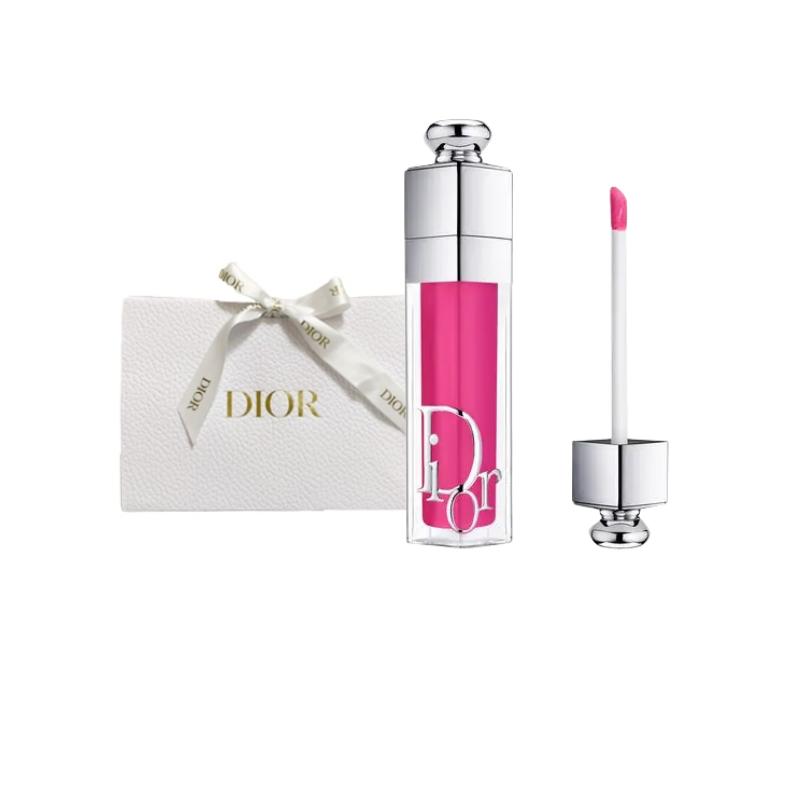 

DIOR Enchanting Lip Gloss Gift Bag, Hydrating, Moisturizing, Soft and Non-sticky, Pure Lustful Lips, Cosmetics 007 Raspberry Red Translucent красный