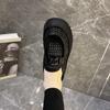 Black Brown Casual Business Loafers Man Platform Shoes Sandals Women Shoe Man Slip on Mules Half Shoes Man