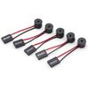 MEETOOT 5pcs PC Motherboard Mini Speaker Desktop Computer Case DIY Internal Code Mini Plug Beep Alarm Buzzer