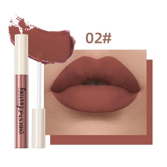 Matte Non-stick Long-lasting Waterproof Smudge Proof Hydrating Highly Pigmented Women Girls Liquid Lip Stick