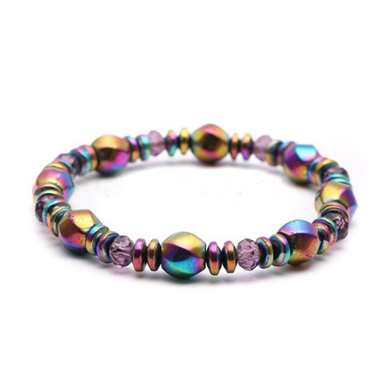 

Black Magnetic Bead Bracelet with Geometric Minimalist Style - Hip Hop Anklet