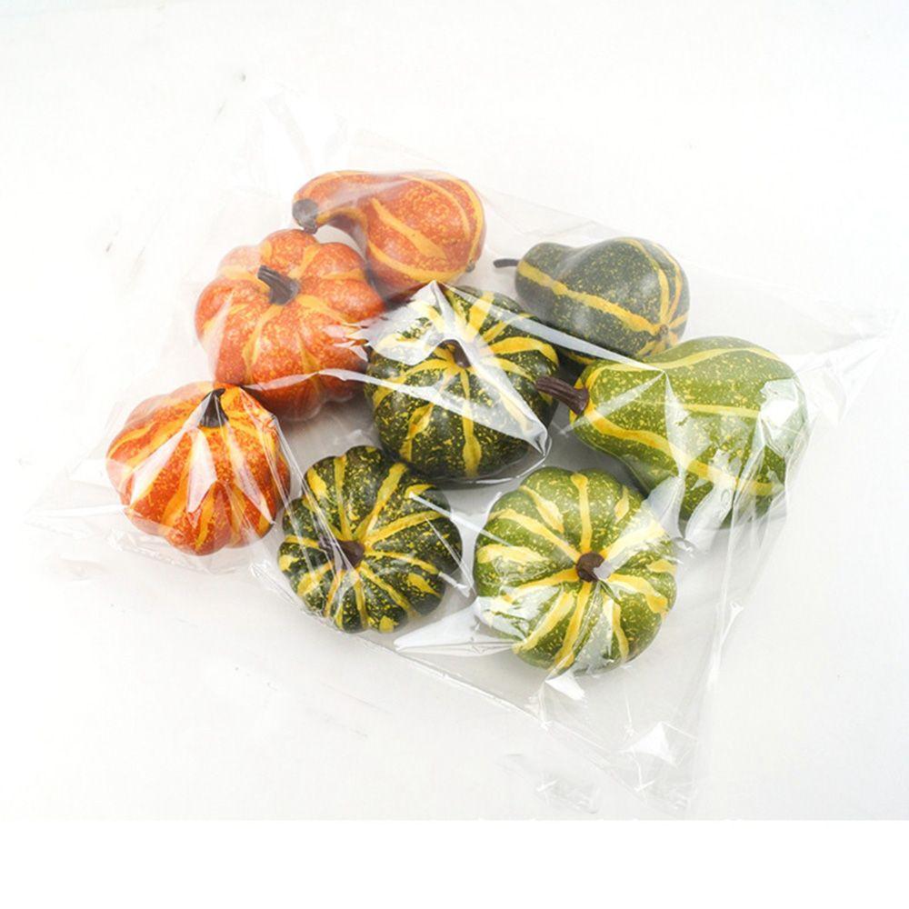 Fake Vegetable Artificial Pumpkin Halloween Decoration Fall Harvest Decor Simulation Pumpkin Model