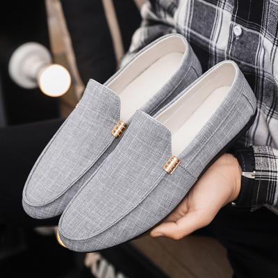 2026 New Fashionable Business Canvas Shoes High-quality Men's Cloth Shoes Breathable Soft Bottom Casual Shoes Zapatos De Hombre