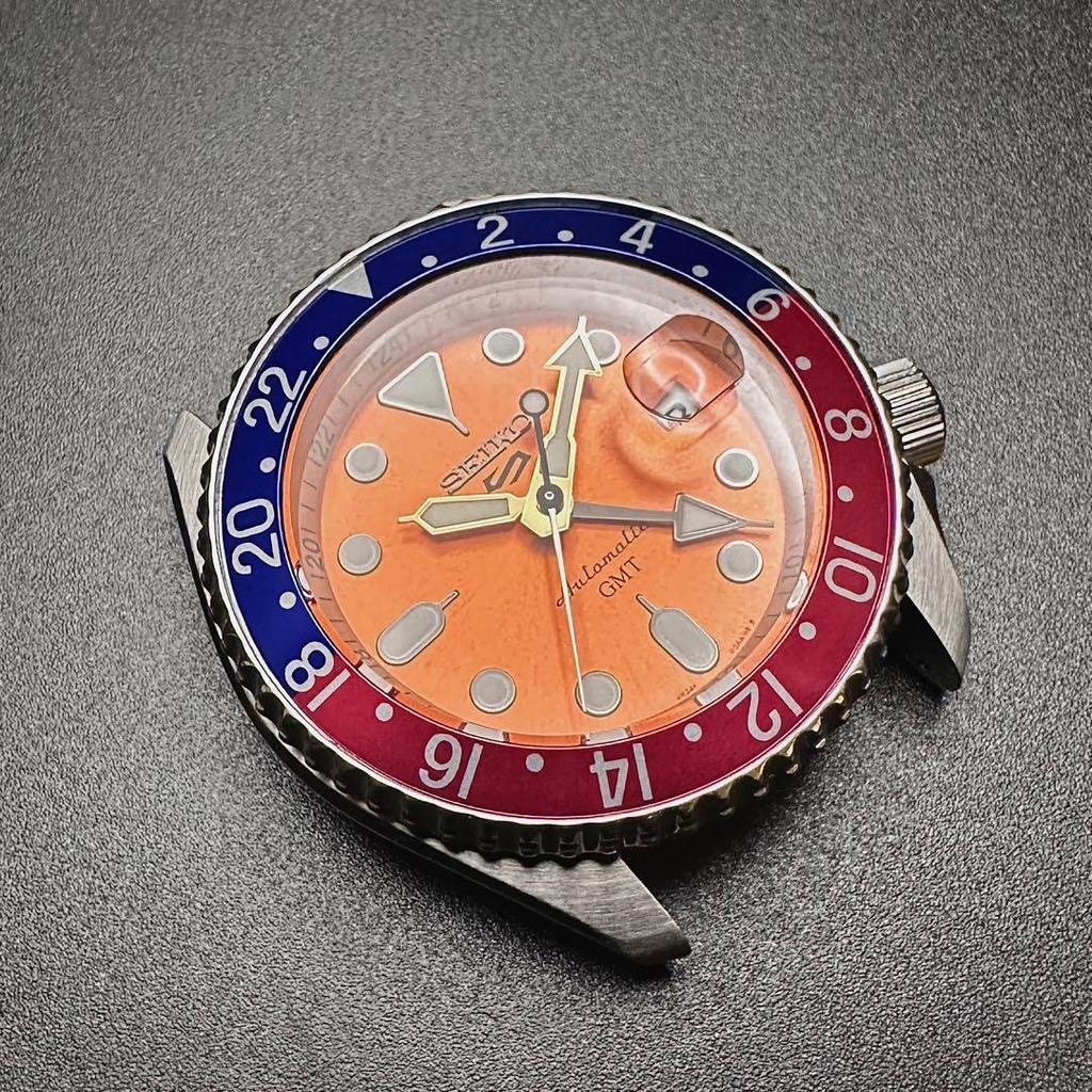 Used 4R34-00A0 Pepsi Aluminum Slope Bezel Blue for SSK SBSC Etc.