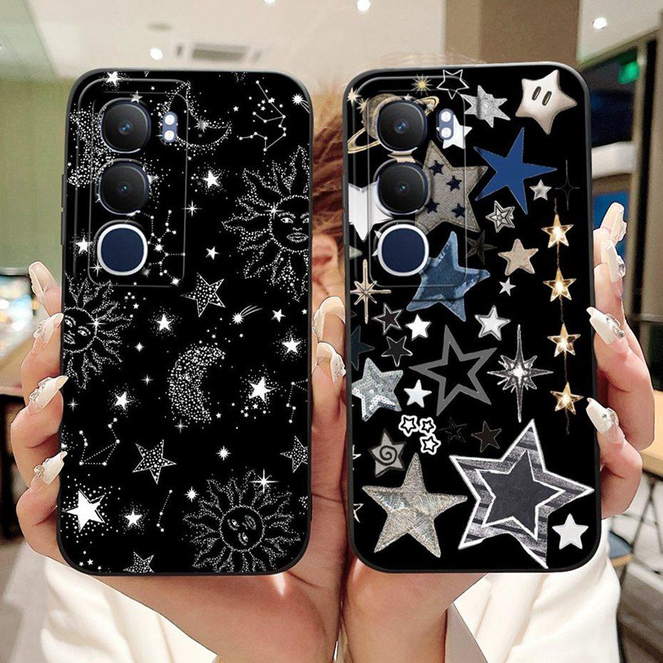 Fashion Painting Phone Case For Vivo Y19s Soft Silicone Shockproof Cover For Vivo Y19S V2419 Cases Bumpers