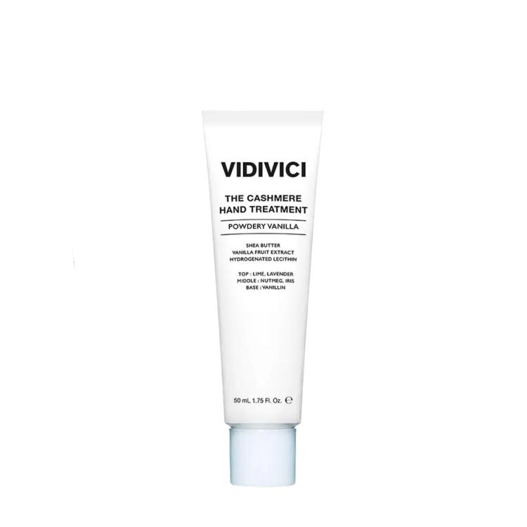 [VIDIVICI] The Cashmere Hand Treatment Powdery Vanilla Nourishing & Softening Hand Cream – 50ml