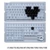 Set di Tasti Trasparente Ghiaccio Profilo Cherry Tasti PC Tastiera Meccanica