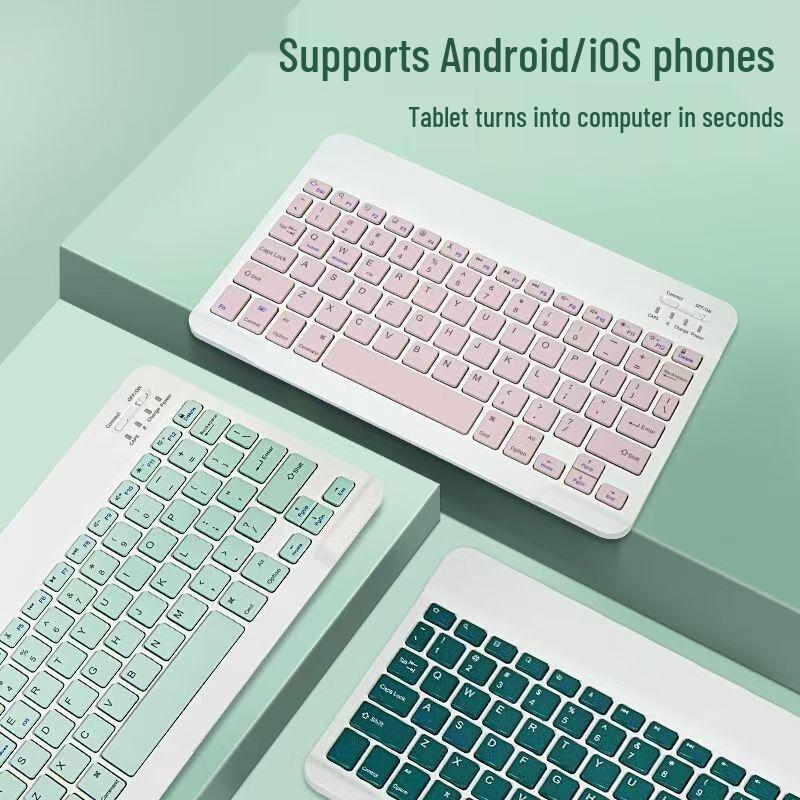 Ultradünne Bluetooth-Funk Tastatur für Laptops, Handys & Tablets