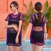Swimsuit Female Student Korean Version of The Sexy Split Bikini Three-piece Conservative Slimming Plus Size Swimsuit