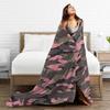 Green And Brown Camo  Blankets Quality Soft  Throw Blanket Spring Kids Adult Home Decor Aesthetic Bedspread