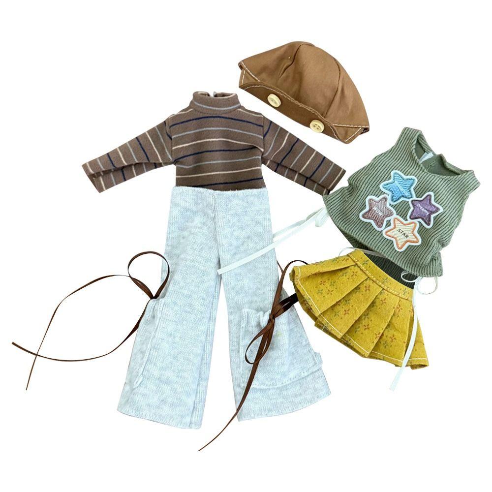 30cm Size Doll Casual Set 1/6 Scale Doll Clothes New Collection BJD Doll Dress  For Girls