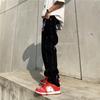 Männer Y2K Kleidung Neue Mode Brief Stickerei Baggy Männer Hip Hop Jeans Gerade Casual Schwarz Denim Hosen Hosen Für männer Streetwear