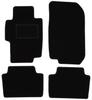 Black Velour Floor Mats For: Honda Accord VII Sedan, Station Wagon, Tourer, Type-S (2002-2008)