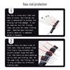 Transparent Fishing Rod Caps Guide Hood Sea Rod Hat Tackle Accessories Wear-resistant Tip Top Protector Wide Application