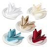 Polyester Serving Fabric Napkin Cloth Table Dinner Plates Linen Handkerchief Towel Set For Hotel Wedding Party Events Decoration