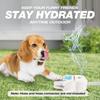 Dog Water Fountain Interactive Pet Sprinkler Toy Claw Pedal Water Dispenser Dog Drinking Station for Outdoor Play