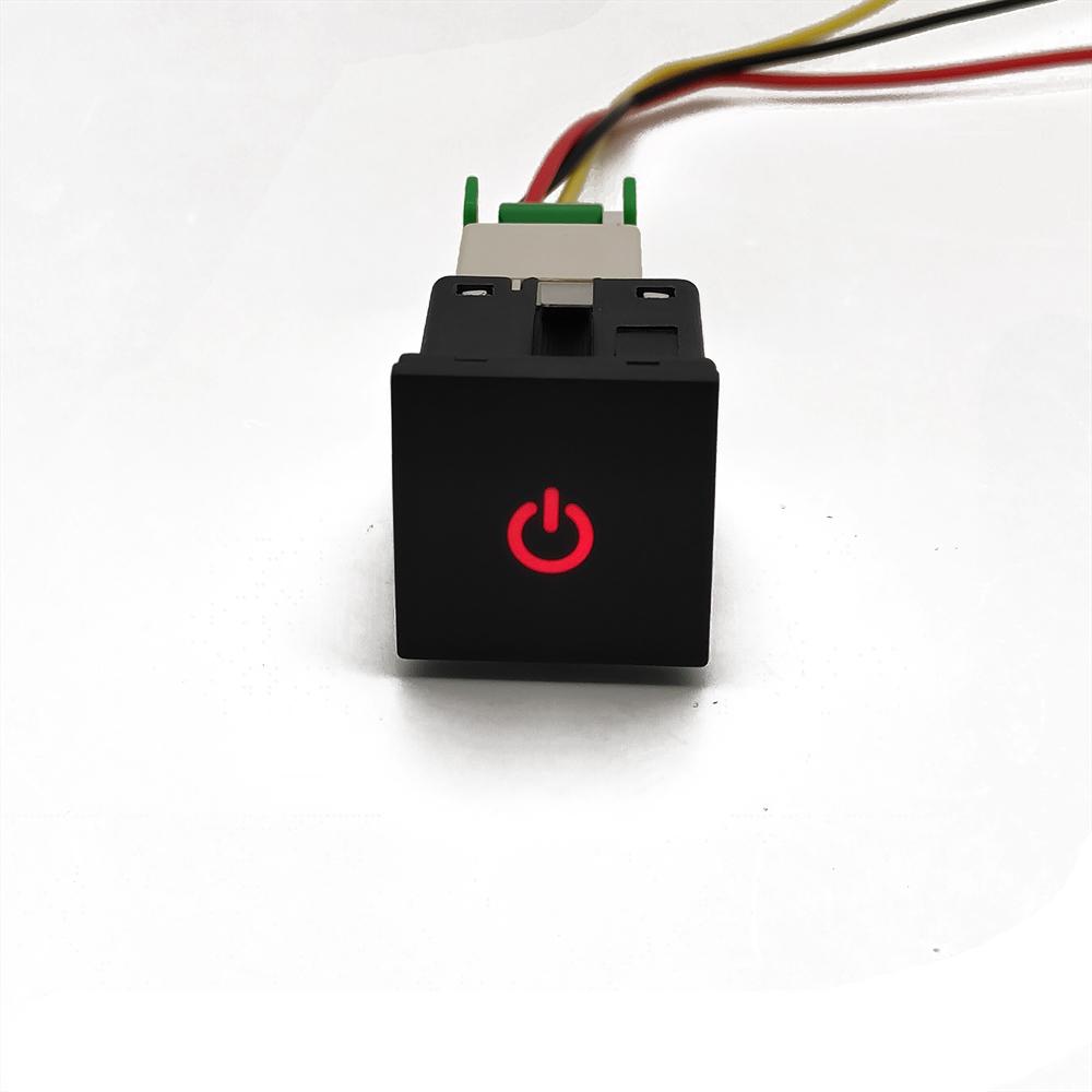 Car LED DRL Light Radar Power On Off Camera Anti-side Slip Switch Button For VW Golf 6 Golf V Jetta MK5 Caddy Scirocco Touran