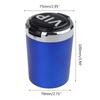 Compact Smokeless Ashtray Detachable Car Cigarette Ashtray with LED Light Car Trash Can for Most Car Cup Holder