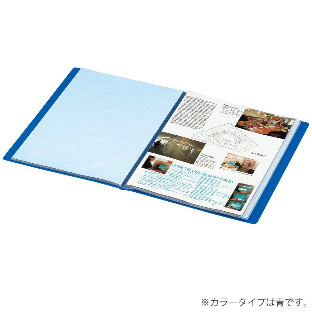 Kokuyo File Clear File Basic A4 20 Pockets Green La-B20G