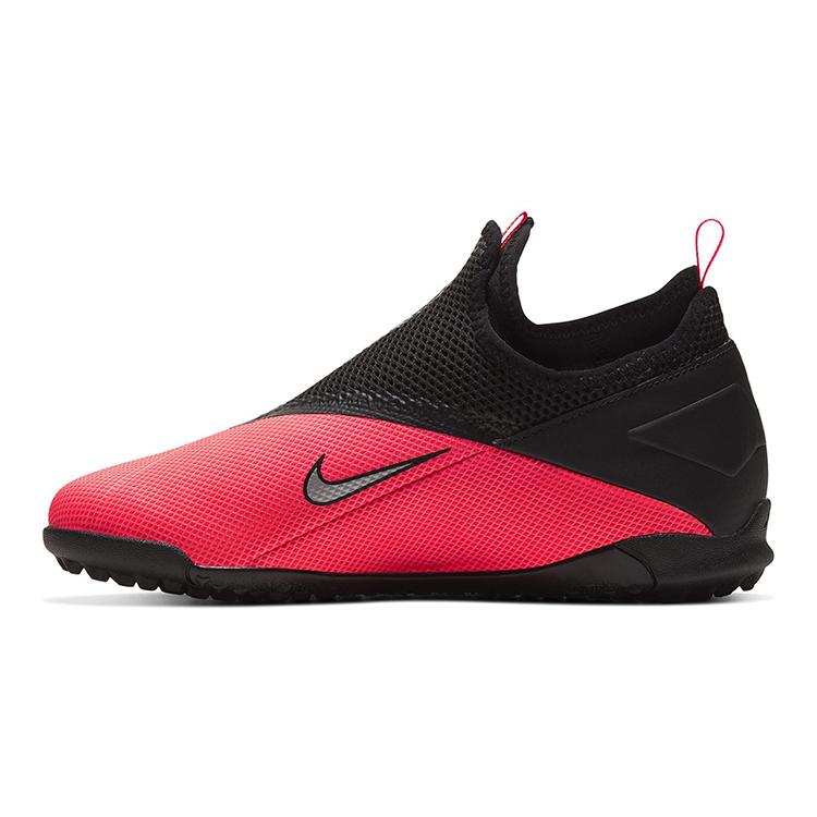 New Nike Anti Slip Wear Resistant Mid Top Kids' Soccer Shoes Black Red Kids' CD4078-606