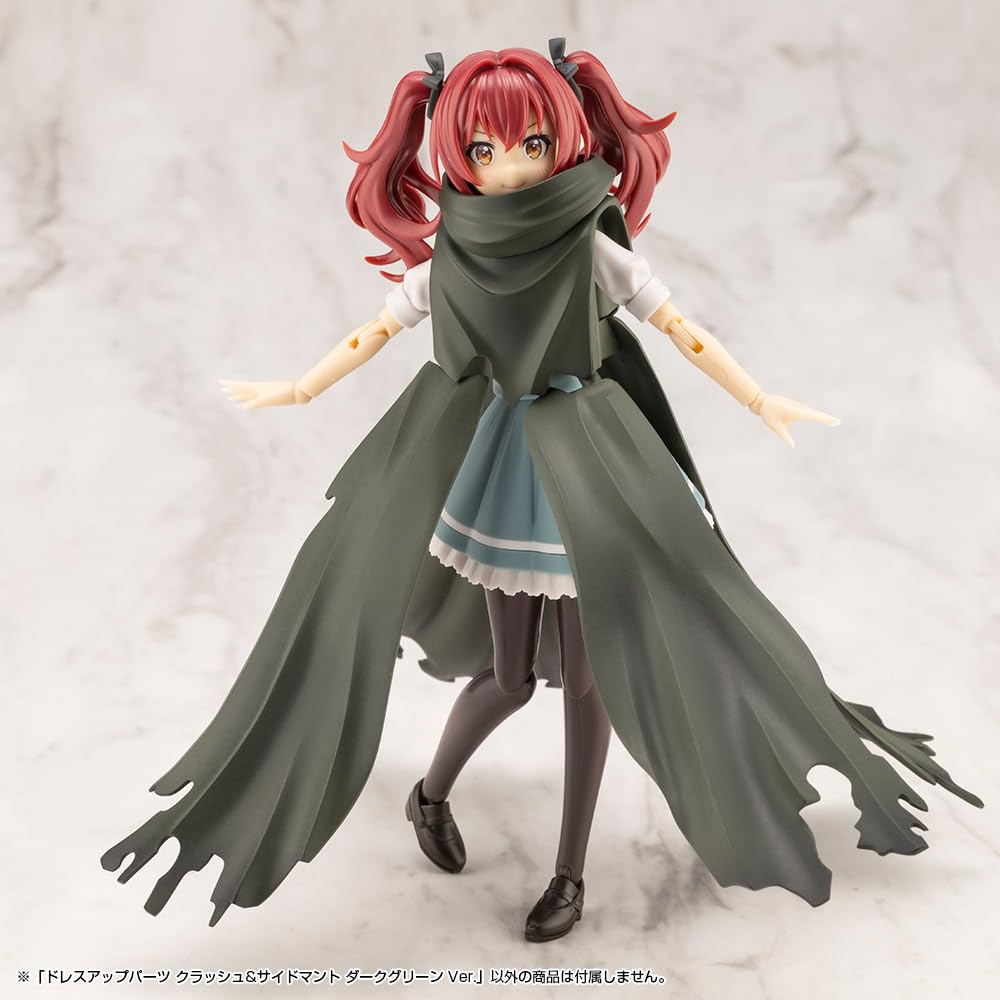 Kotobukiya Modeling Support Goods Parts Crash Side Cloak Dark Green 140mm Tall Plastic Model M.S.G Dress-Up & Ver. Approx. Non-Scale