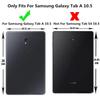 עבור Samsung Galaxy Tab A 10.5 כיסוי SM-T590 SM-T595 כיסוי קשיח מPU עור מגנטי עם תלת-קיפול וסטנד עבור Galaxy Tab A 10.5 כיסוי