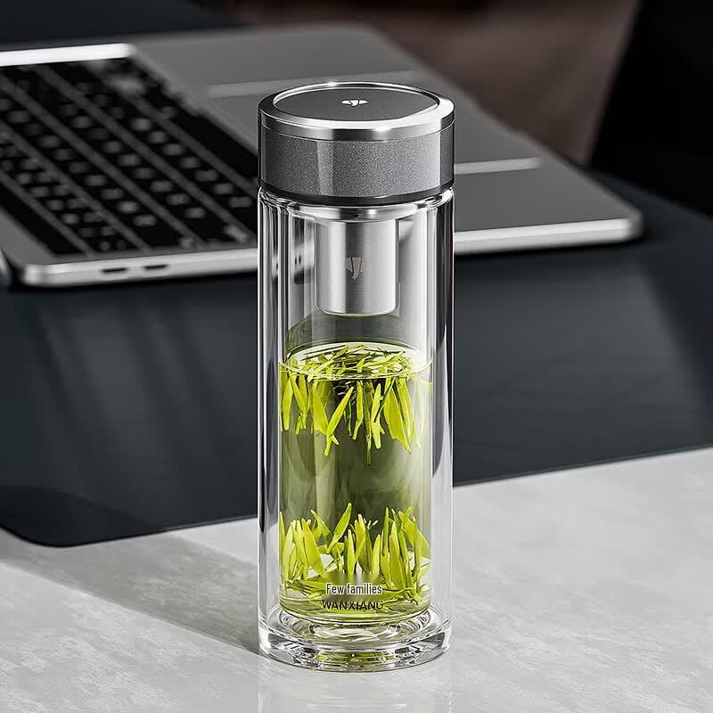 WANXIANG Double Wall Borosilicate Glass Cup