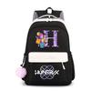 Large Capacity Schoolbag with Shoulder Strap; Student Three-piece Pencil Case Set