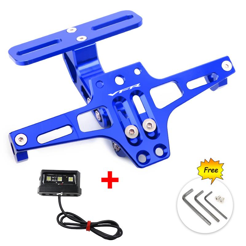 Pentru HONDA VFR 800 1200x VFR750 VFR800X VFR800F Motocicletă Reglabil Spate Coadă Curată Suport Placă de Înmatriculare Suport Lumină LED