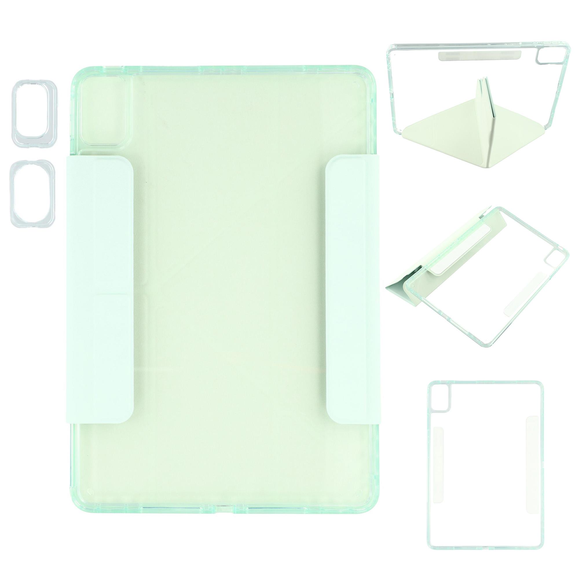 

Tablet Case For Huawei MatePad 11.5 S/Air 11.5 inch (2023)/11.5 Magnetic Dual Clasp PU TPU Acrylic Origami Stand Cover Green