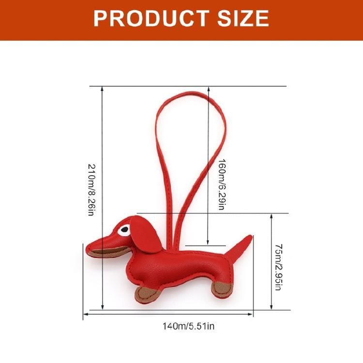 Fashion Keyholders Sausage Dog Keychain Chocolate Keyrings Creative Bag Charm PU Keychain Braided Rope Bag Pendant