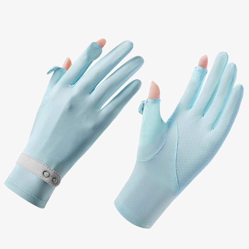 Sunscreen Gloves for Women with Ultraviolet Rays Summer Electric Car Anti Slip Thin Touch Screen Riding Sunscreen Gloves for Women
