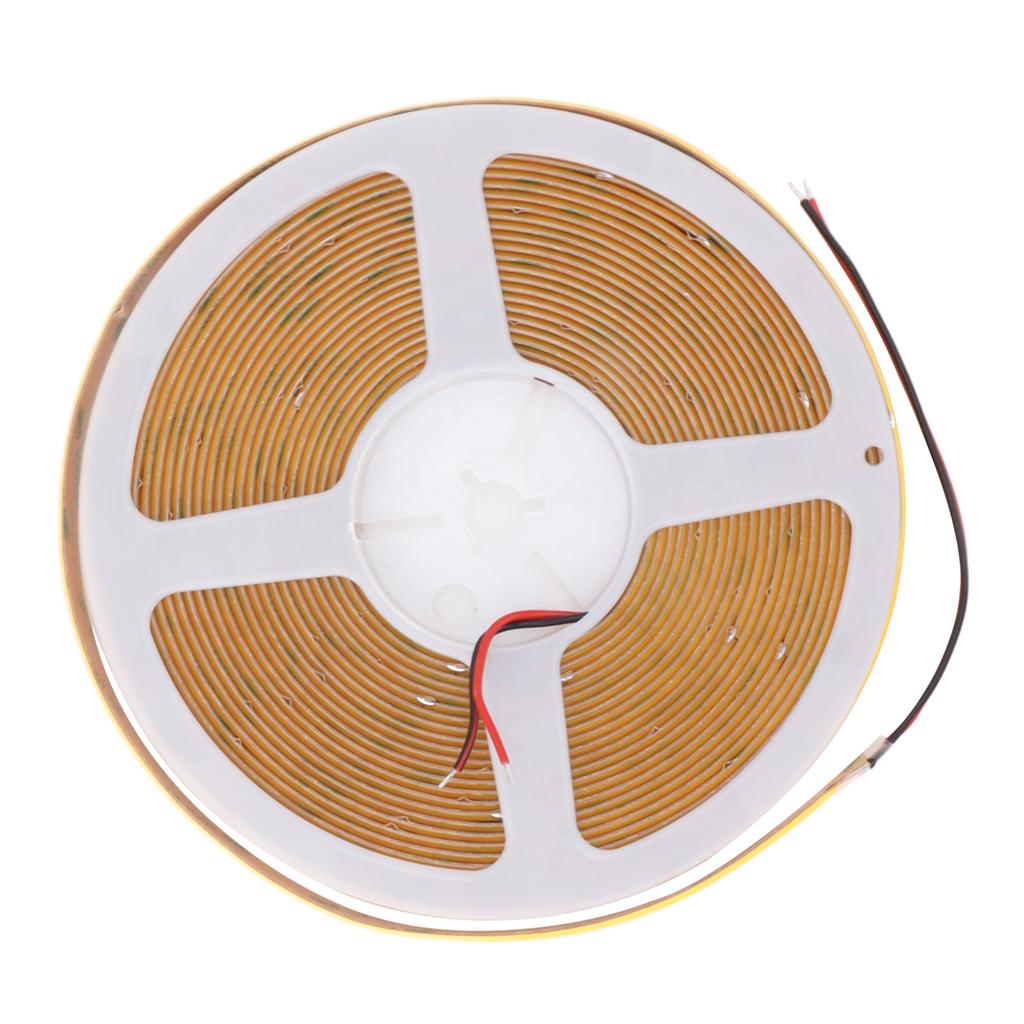 COB LED Strip Light High Brightness Adhesive Flexible Double Row DIY Lamp Strip for Cabinet Car