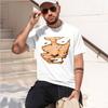 MarillionBrave  2026 new fashion heavyweight hot selling retro printed pattern fun round neck Tshirt for daily comfort