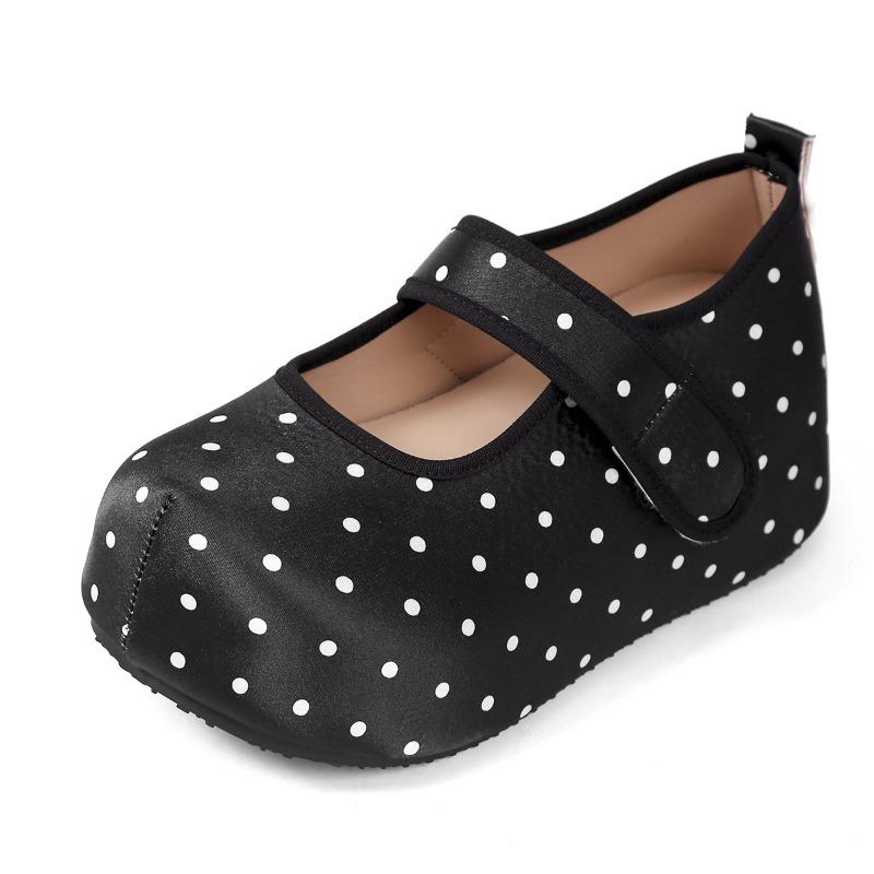 Mary Jane single shoes women's small giant spring summer muffin new retro polka dot Birkenstocks have good-looking thick soles