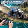 Remote Control Car, 1:24 Scale All Terrain Monster Tuck Toys with Upright Driving and 360° Rotation, Remote Control Tuck with 20km/h, Auto Demo and