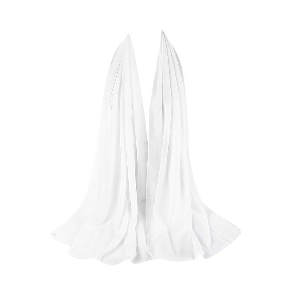 

Женский однотонный шарф из пузырчатого шифона, хиджаб, обертывание, шали, повязка на голову, мусульманские хиджабы