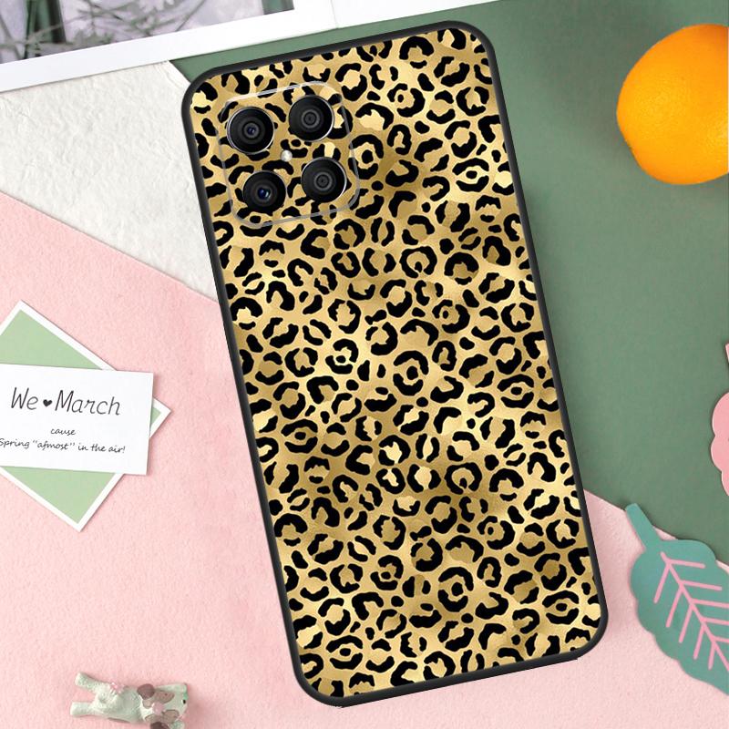 Tiger leopard print panther Case For Honor X8b X9b X9c X9a X8a X8 X9 50 70 90 Lite Honor 200 Lite Magic 7 5 6 Pro Cover