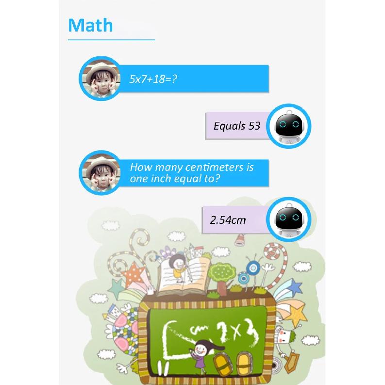 Tuya Smart AI Robot WiFi Early Education Toys for Children Speech Recognition & Voice Interactive Educational Learning Machine