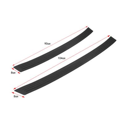 90/104cm Universal Trunk Rear Guard Plate Bumper Protector Trim Anti-Kicked Scratch Protection Rubber Anti-Scratch Car Acc