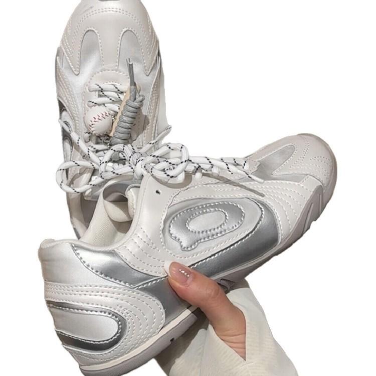 Niche racing shoes heighten moral training shoes women's 2025 autumn new popular mesh breathable casual lightweight sports shoes