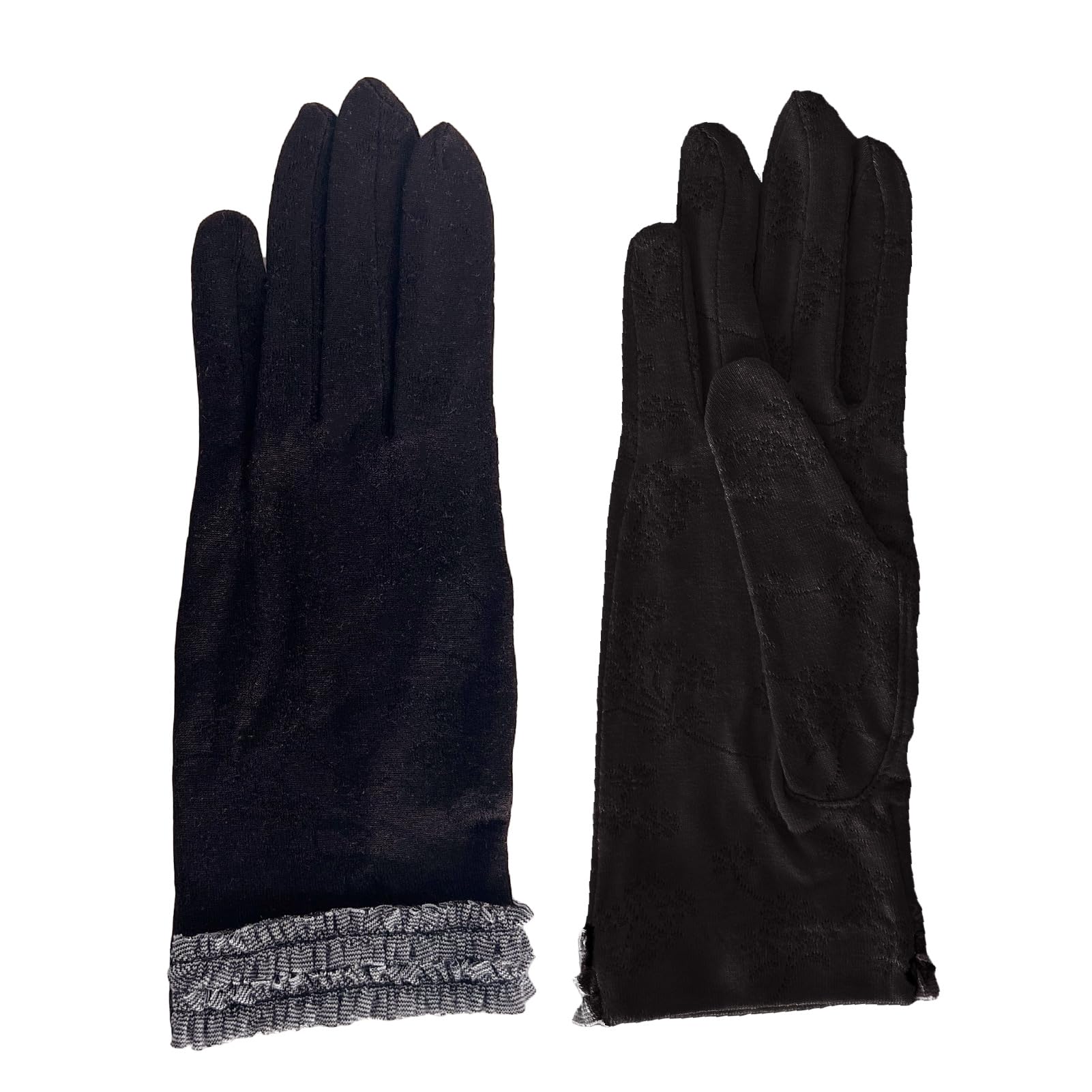 

UV Short Arm Covers with Frilled UV Cool to the One Size Fits [TRAX SHOP] Women s Gloves, Fingers, Design, Protection, Touch, Moisture-Wicking,