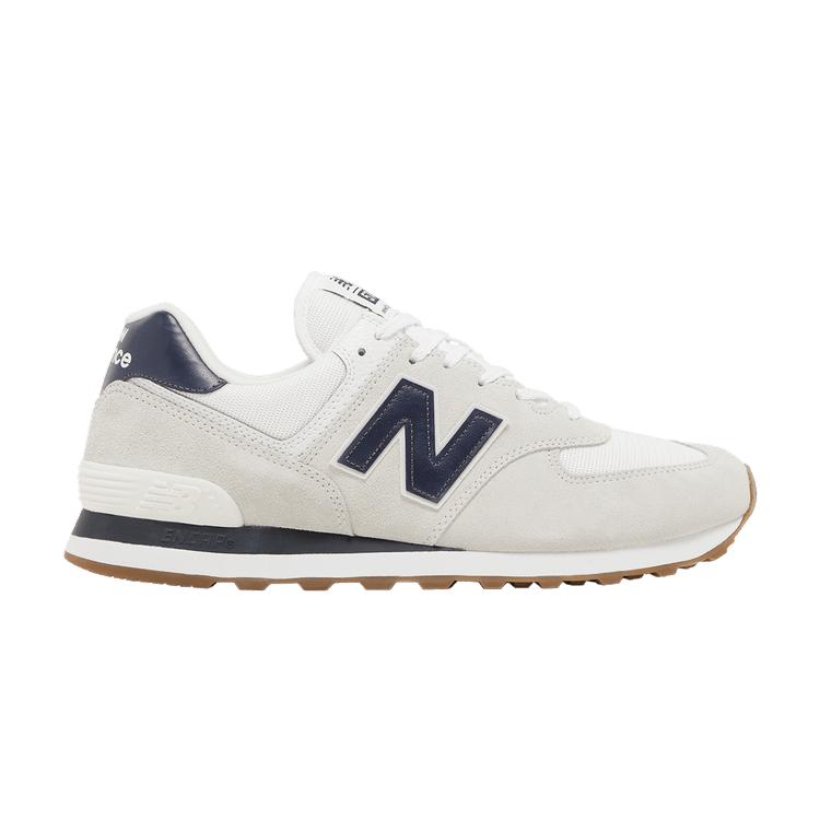 New Balance 574 White Navy Gum 36