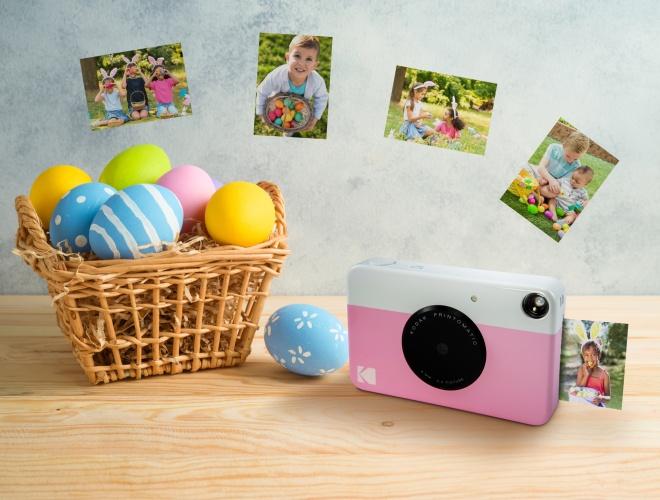 Kodak Printomatic Instant Print Camera, 2X3'', Pink