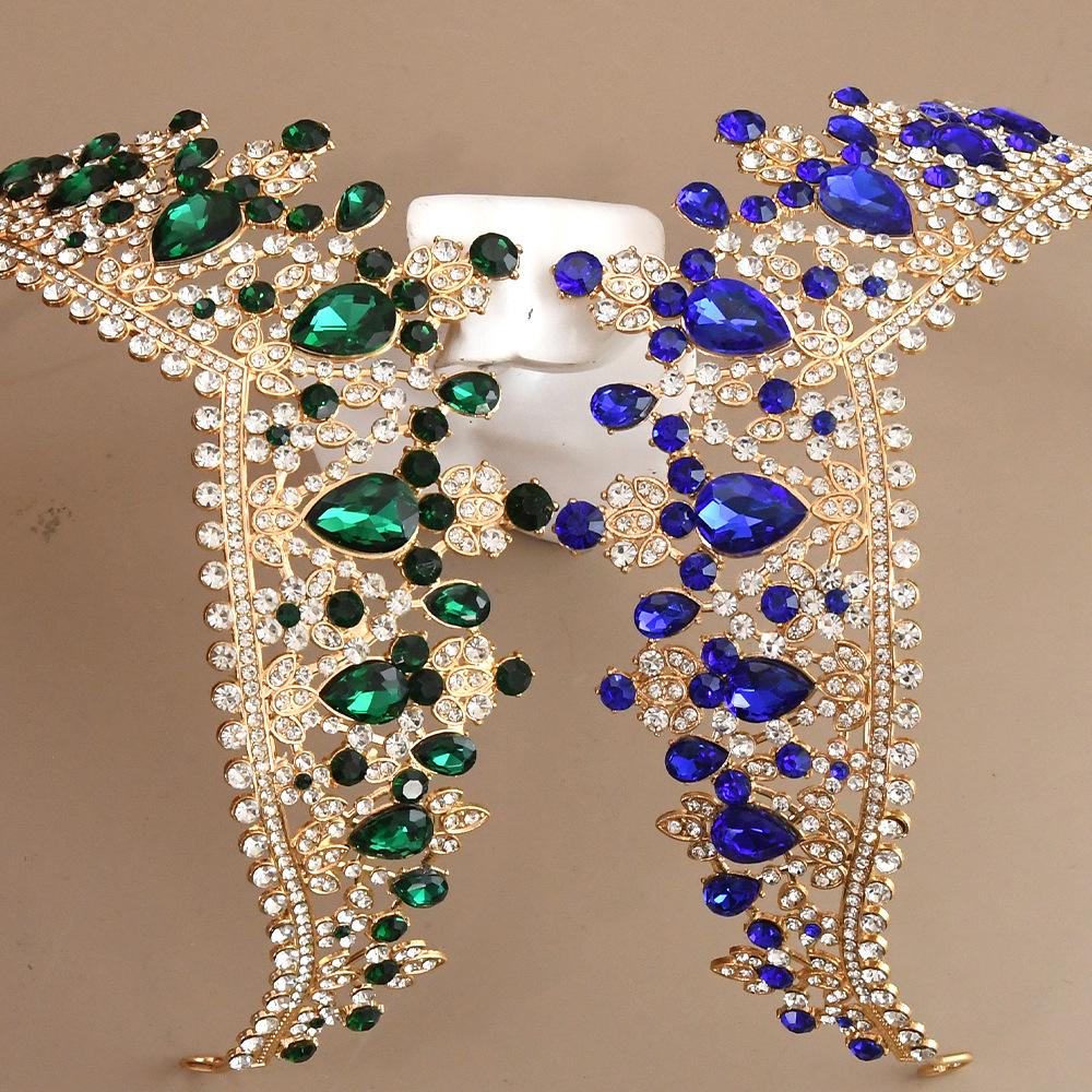 European and American Bestseller Rhinestone Princess Crown Headband for Weddings and Birthdays