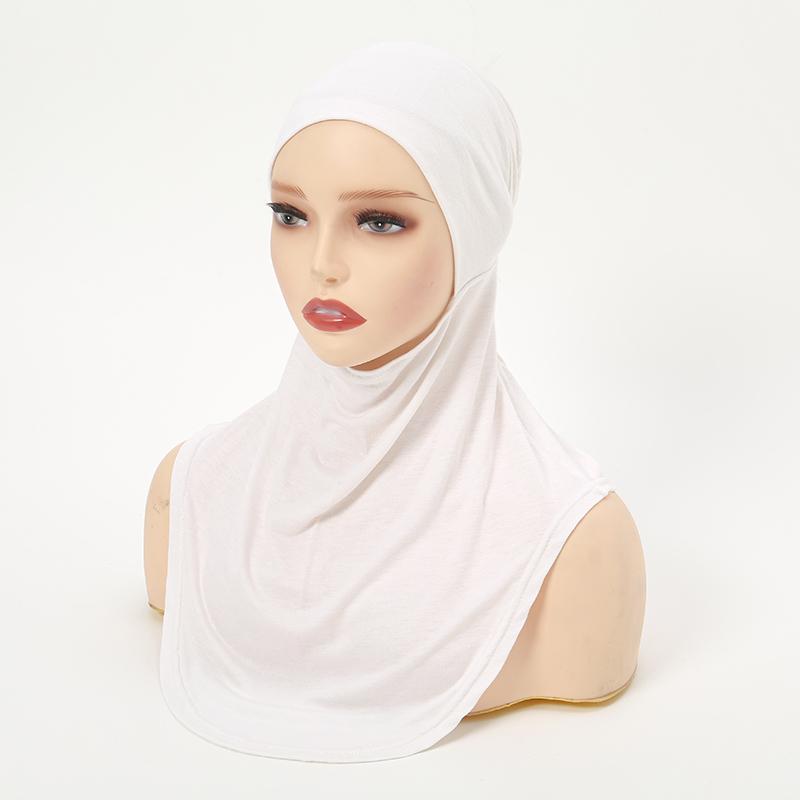 New Cotton Jersey Muslim Hijab Underscarf Inner Cap Solid Women Wrap Headscarf Turban Headband Sport Hijab Islamic Headwear Band
