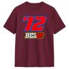 Marco Bezzecchi  Unisexs T Shirts  Cool Tees Short Sleeve Round Neck TShirt  Cotton Plus Size Clothing