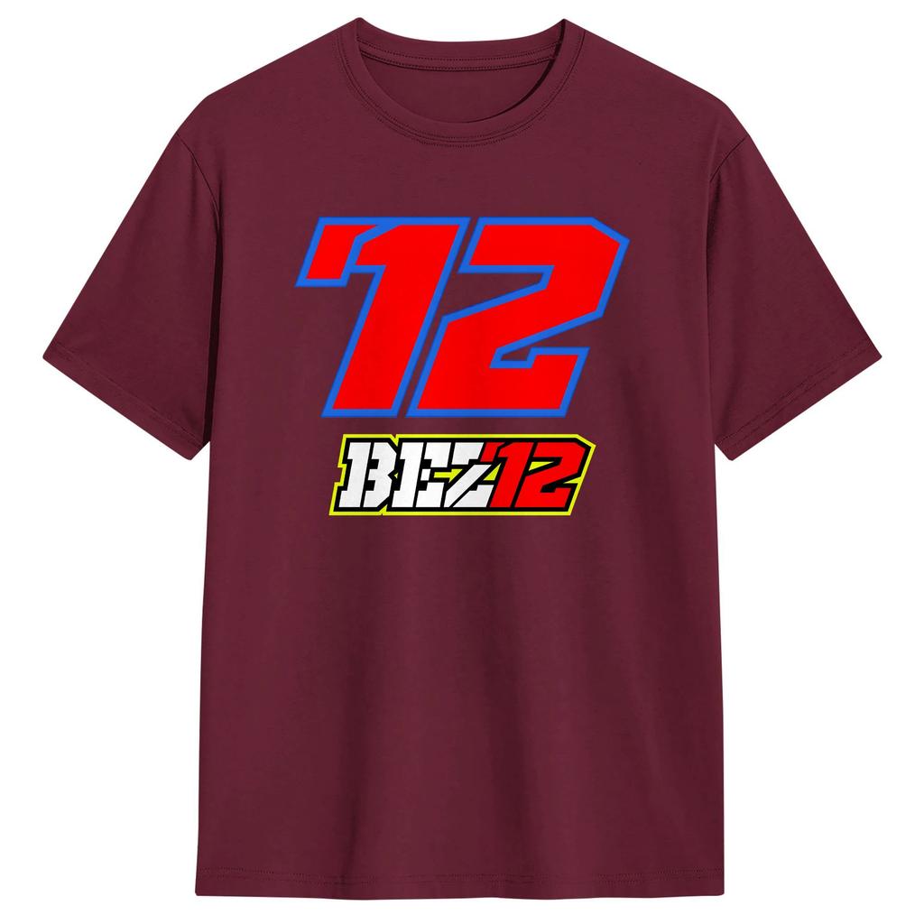 Marco Bezzecchi Unisexs T Shirts Cool Tees Short Sleeve Round Neck TShirt Cotton Plus Size Clothing
