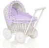 Sweet Baby Wicker Doll Pram Chiara