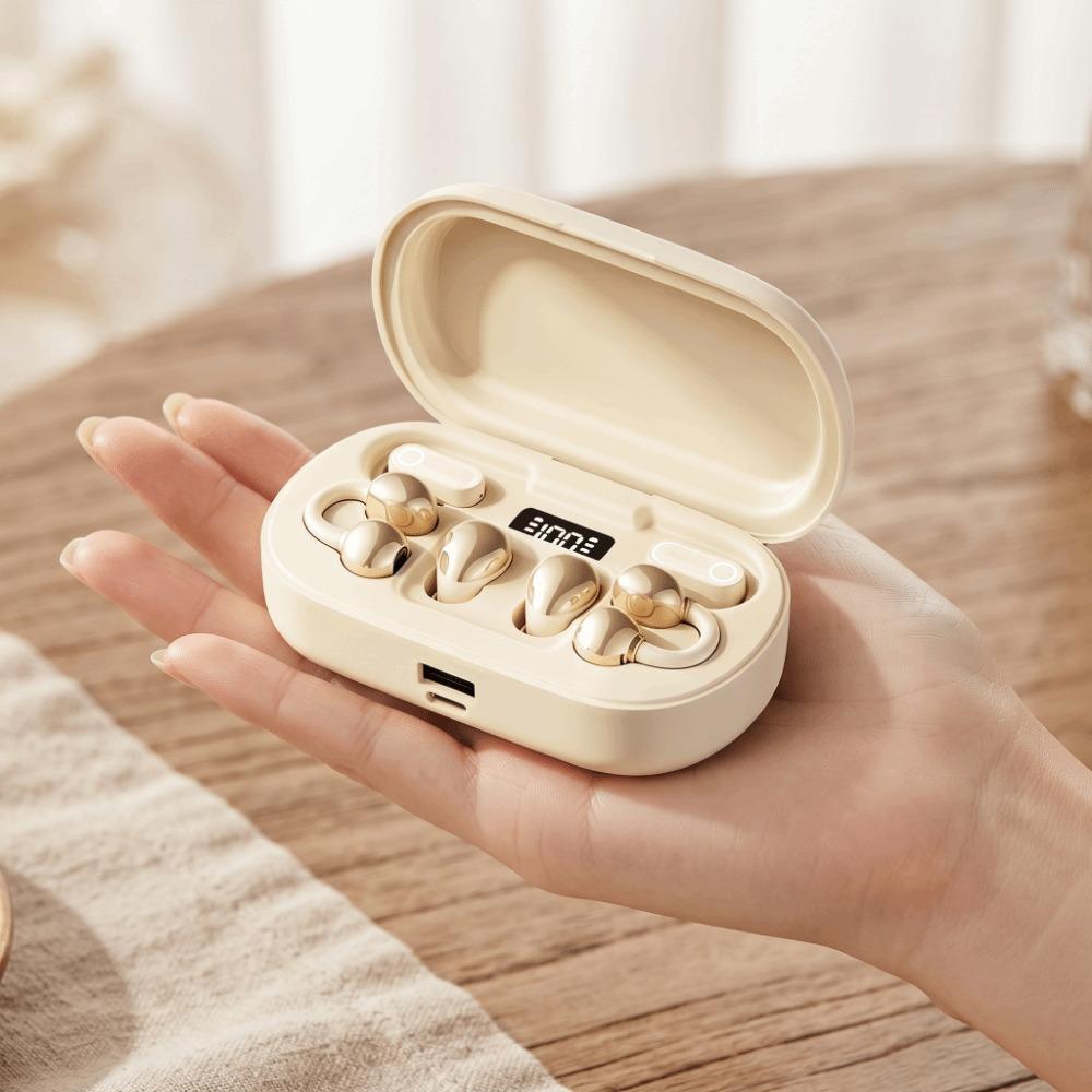 Clip on Wireless Earphone Noise Reduction in-ear Headphone Wireless Bluetooth Headphone Sleep
